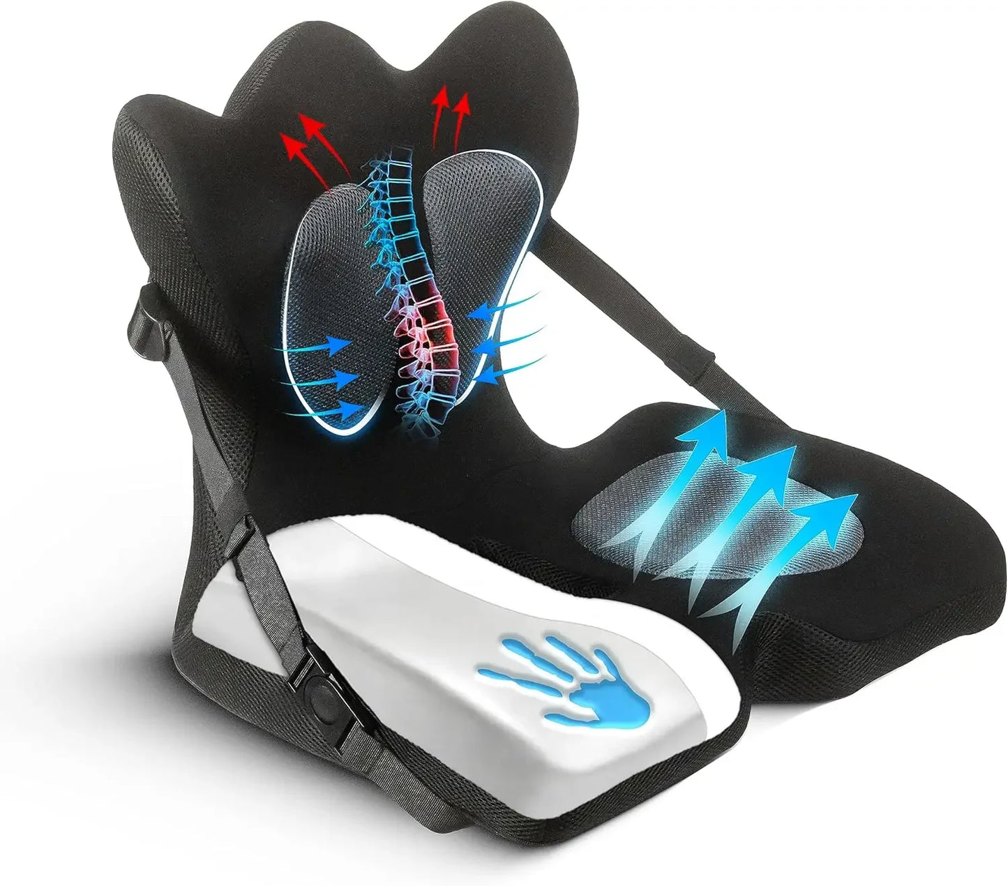 posture pro- back seat cushion chair