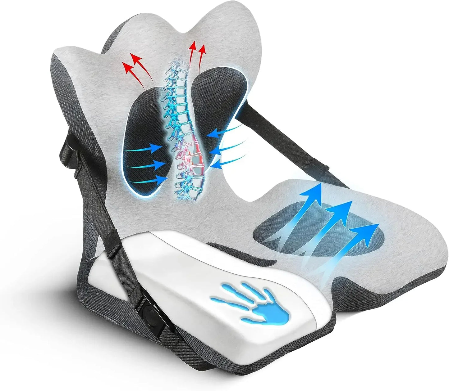posture pro- back seat cushion chair