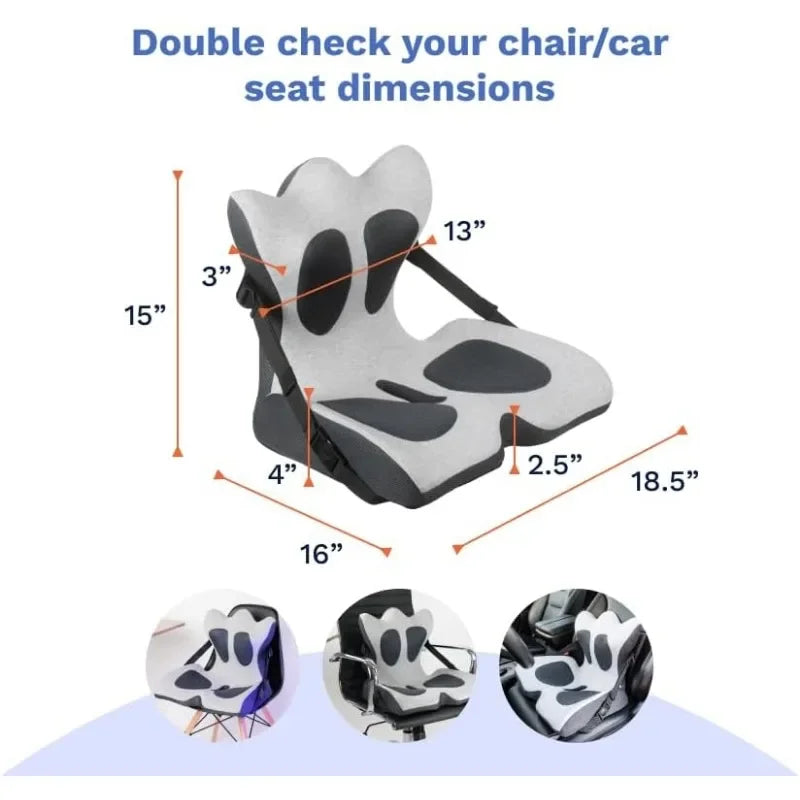 posture pro- back seat cushion chair